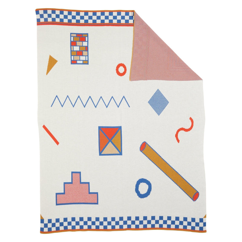 Shapes Throw Blanket-zoom-