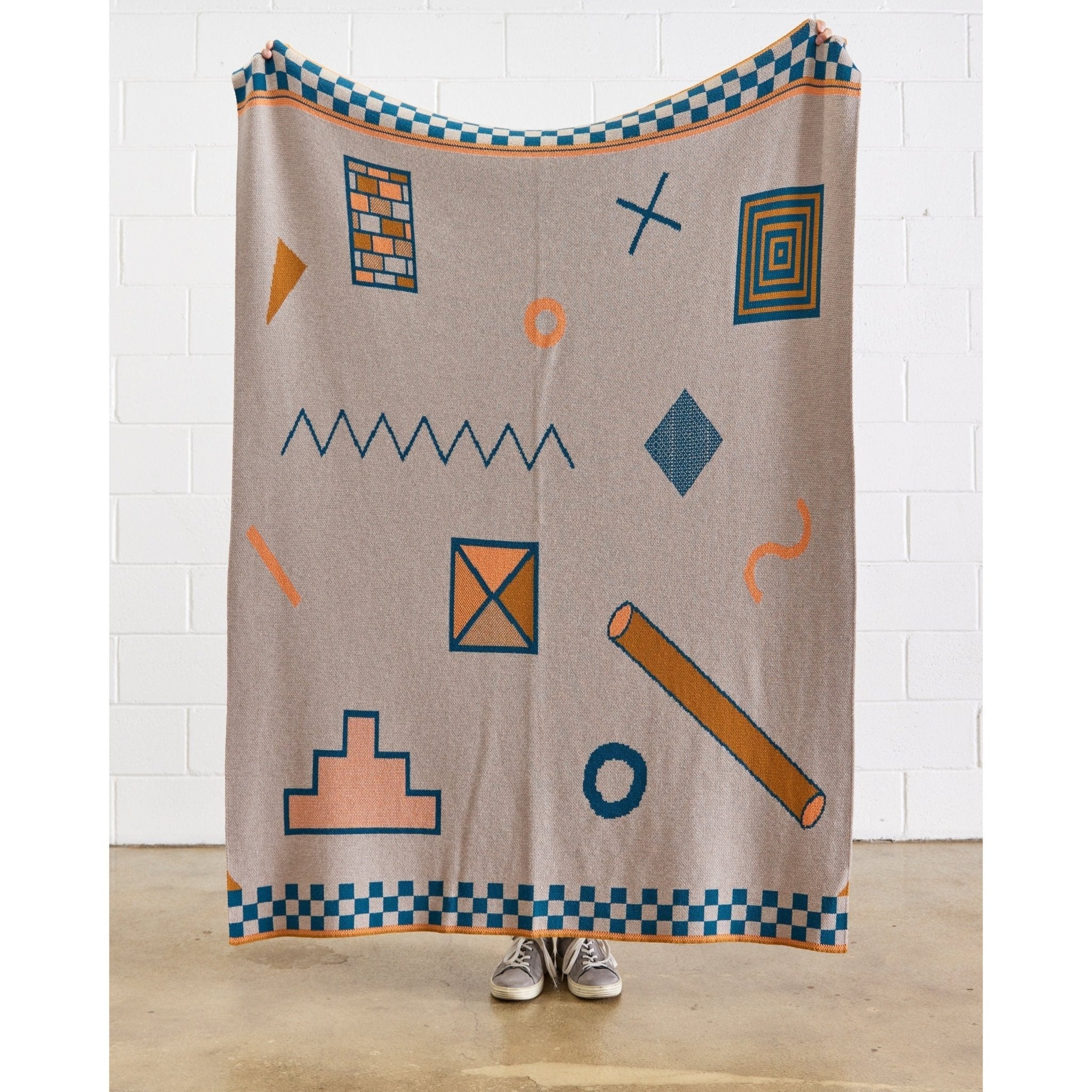 Shapes Throw Blanket-zoom-5