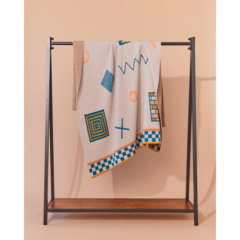 Shapes Throw Blanket-zoom-