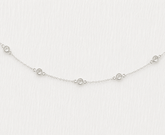 March Birthstone Aquamarine Bracelet | Sterling Silver & Gold Gemstone Jewelry - Aware House