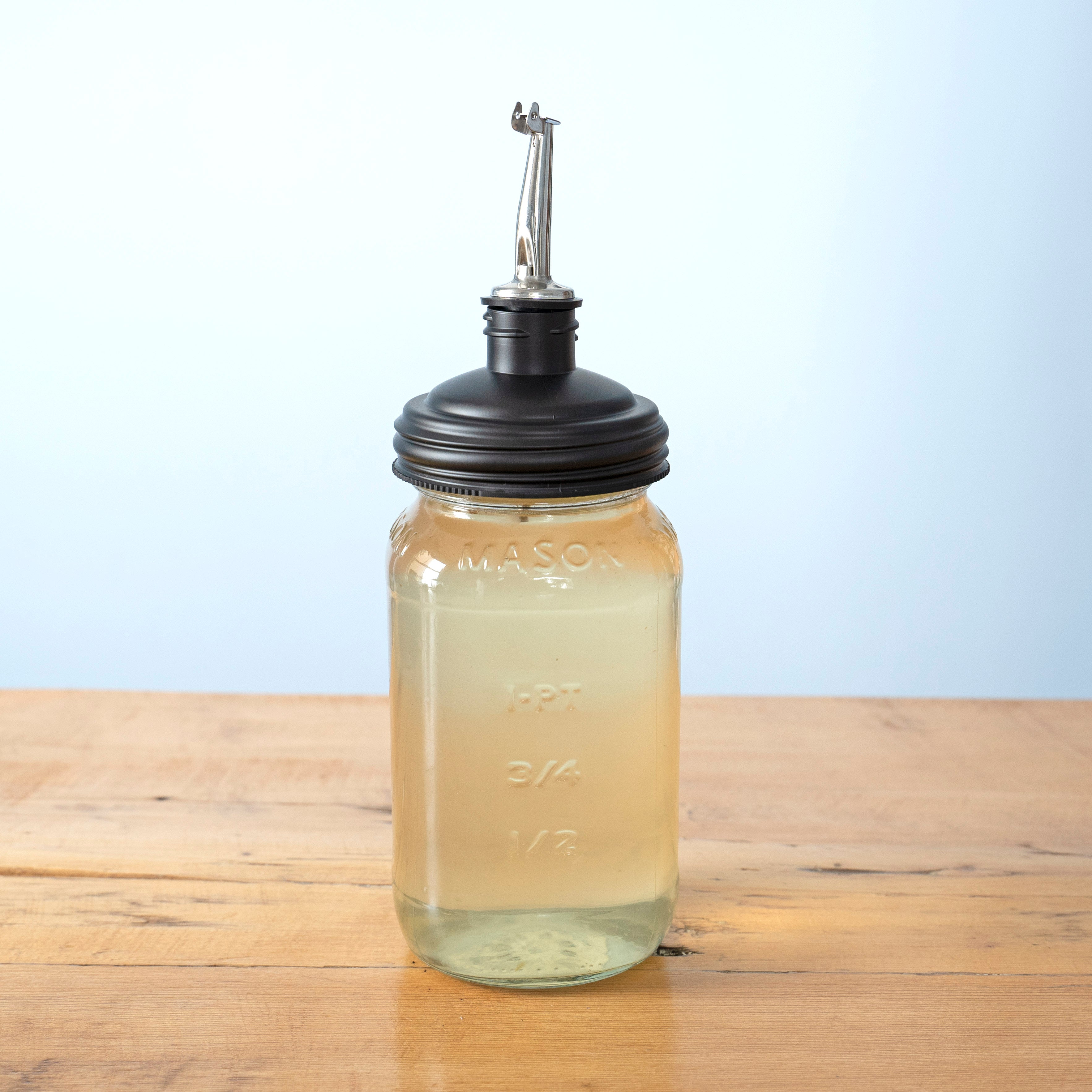 reCAP® Mason Jars Pour Spout Lid, Olive Oil Spout & Dispenser, Regular Mouth, 2-PACK