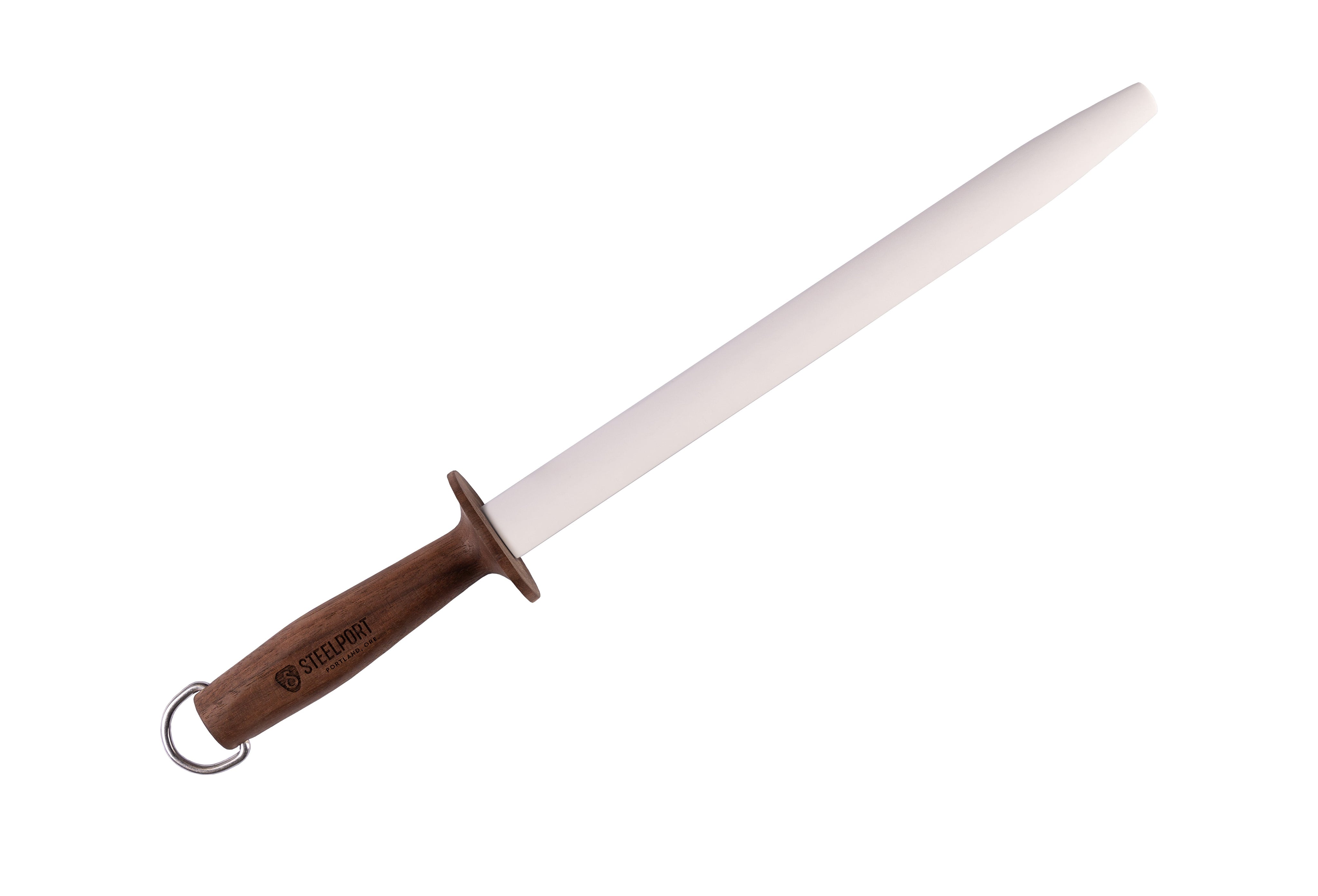 12" Oval Ceramic Honing Rod-zoom-1