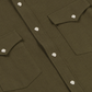 Slub Cotton Olive Drab Men's Shirt