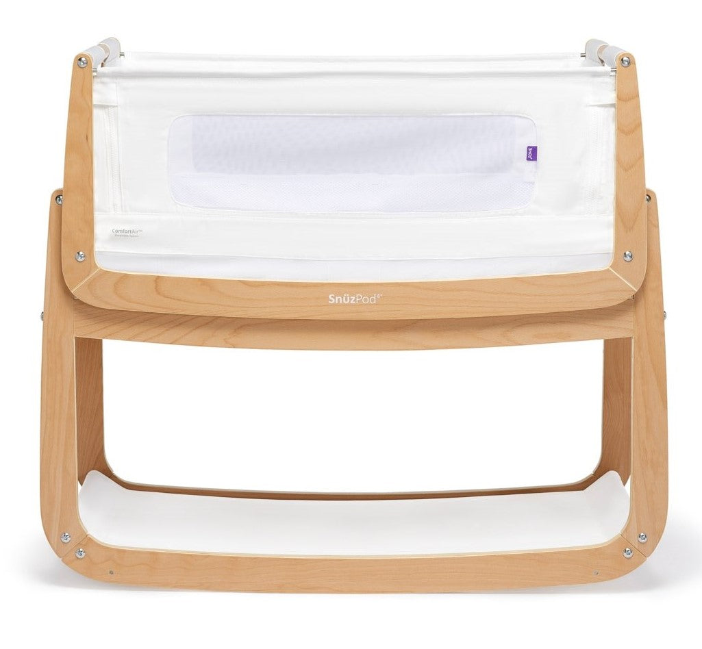 SnuzPod 4 Fitted Sheet | Bassinet Cradle Organic Cotton Sheet-3