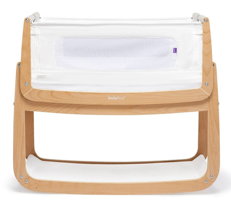 SnuzPod 4 Fitted Sheet | Bassinet Cradle Organic Cotton Sheet-zoom-