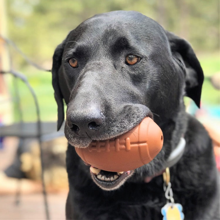 Football Dog Chew Toy & Treat Dispenser - USA Made | SodaPup-9