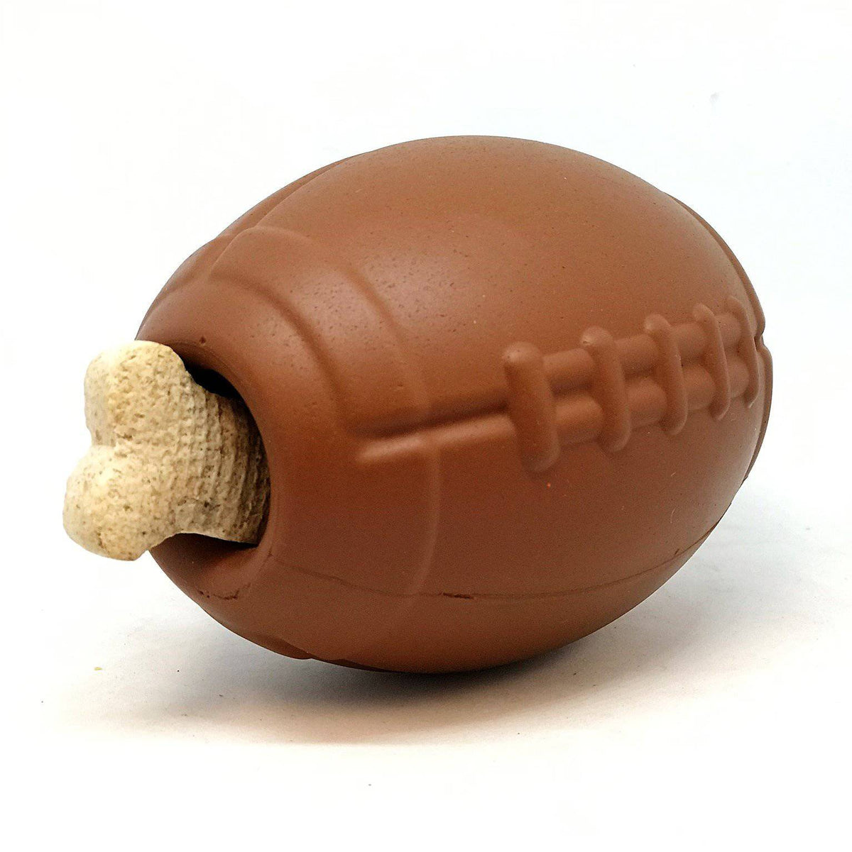 Football Dog Chew Toy & Treat Dispenser - USA Made | SodaPup-zoom-10