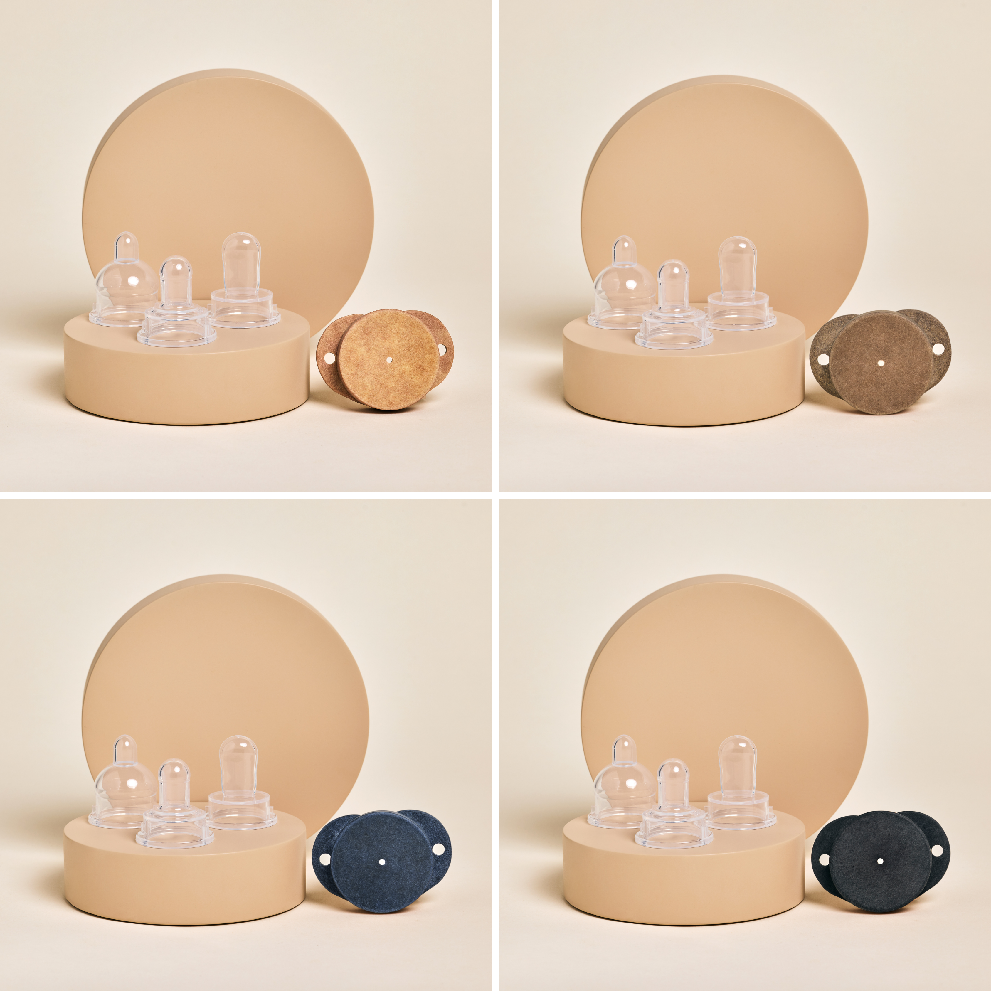4 Pack Newborn Pacifier Starter Kit