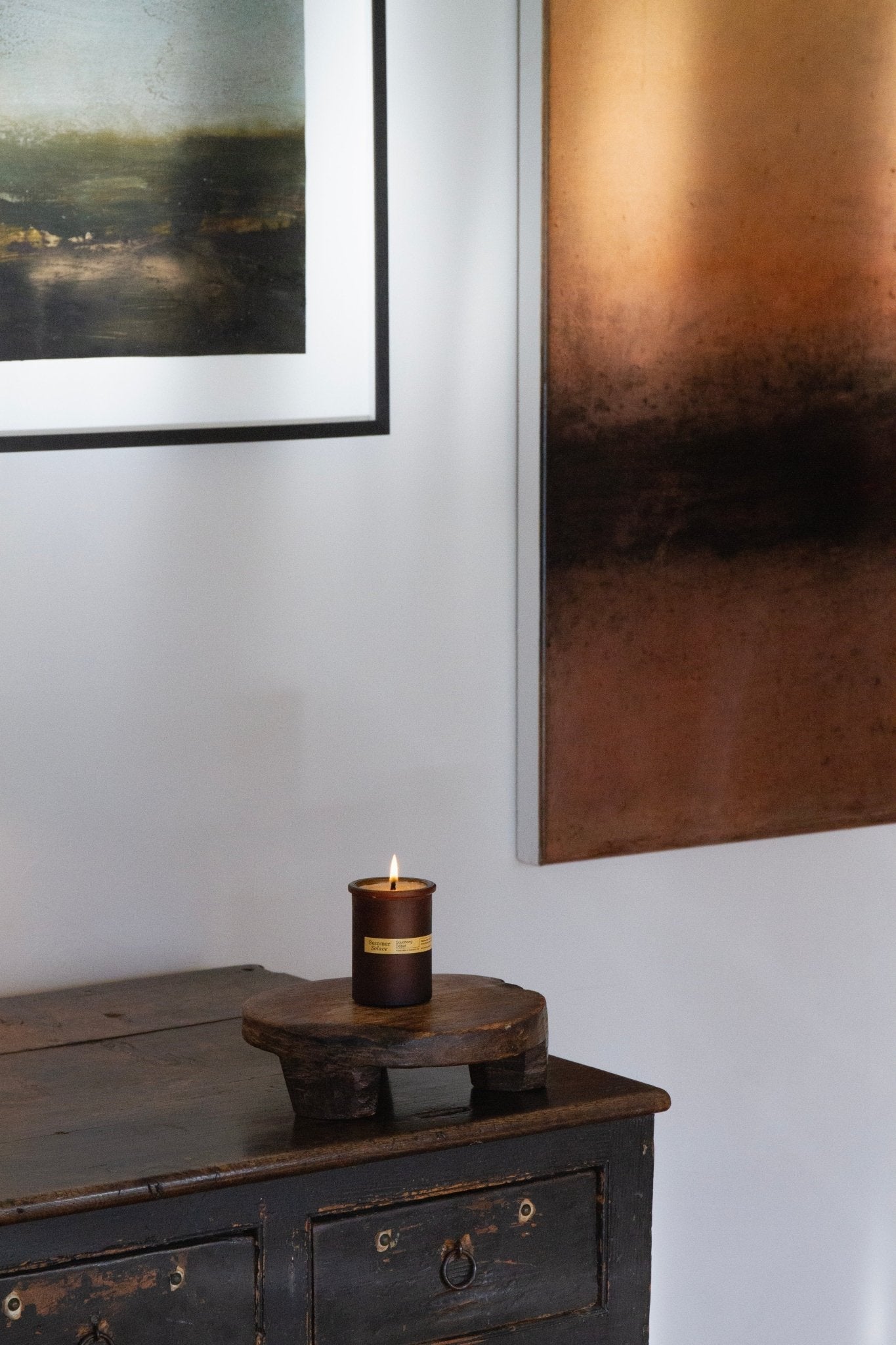 Souchong Debut Tallow Candle with Black Tea Absolute & Vetiver-zoom-4