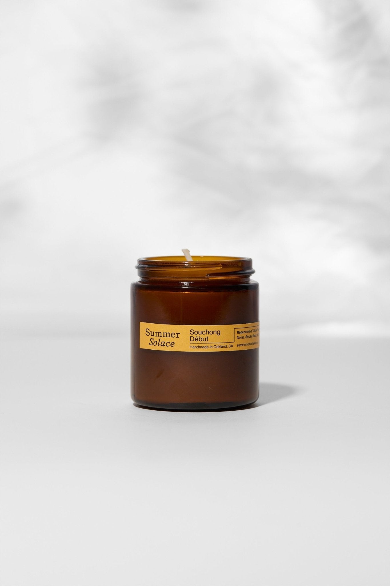 Souchong Debut – Tallow Travel Candle | Black Tea & Vetiver-2