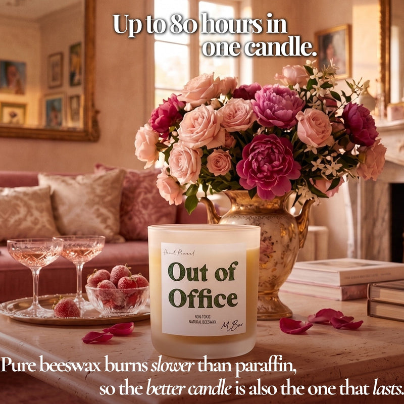 Out of Office Beeswax Candle-zoom-
