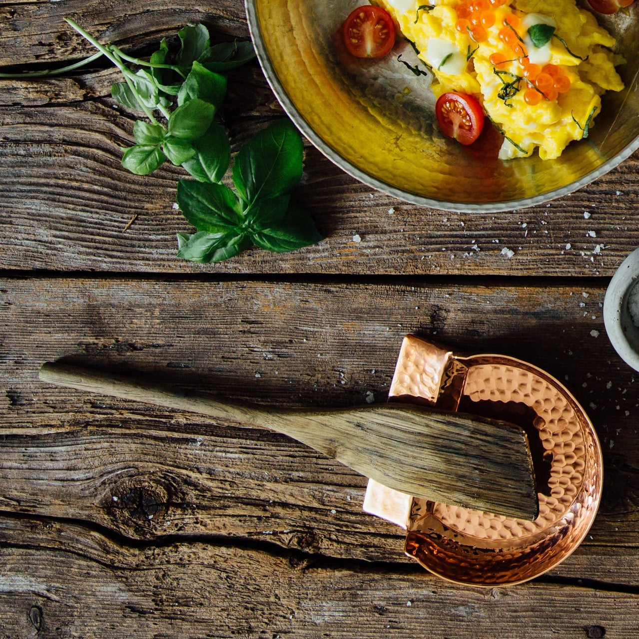 Copper Kitchen Spoon Rest/Putting Cup