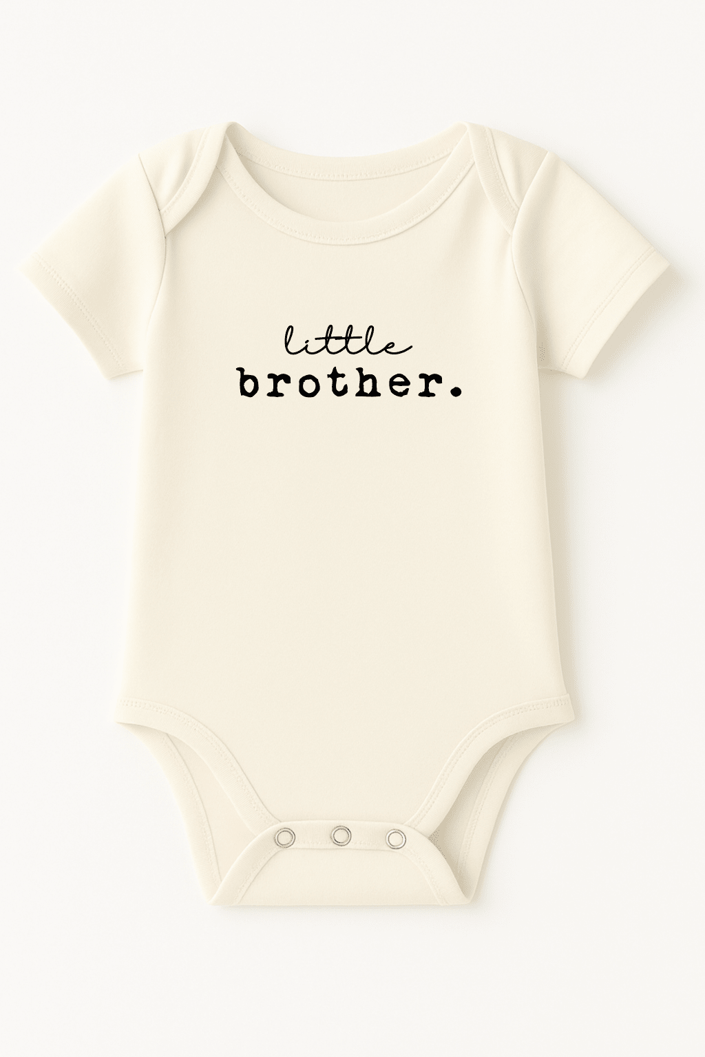 Little Brother Organic Cotton Short Sleeve Baby Bodysuit - Aware House