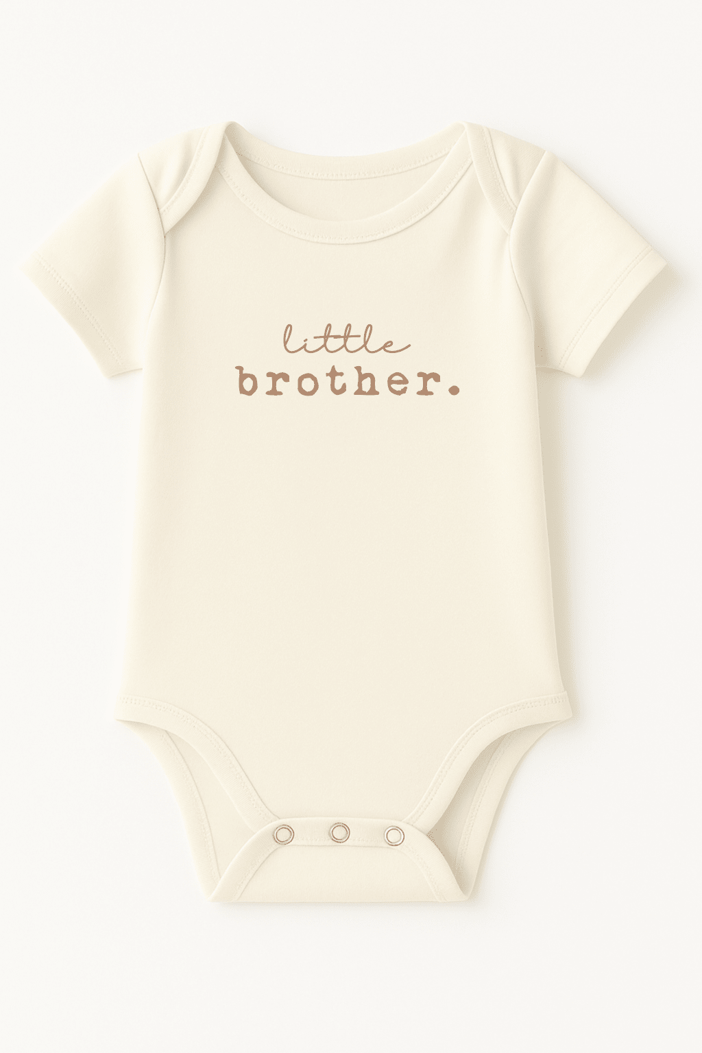 Little Brother Clay Organic Cotton Baby Bodysuit Short Sleeve - Aware House
