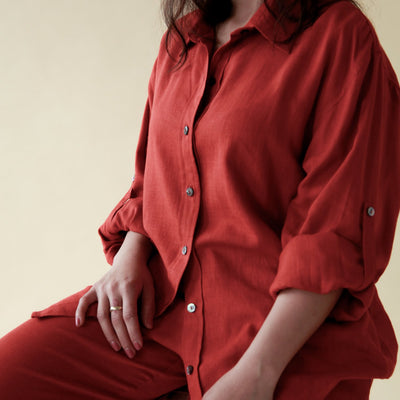 The Lan Na Oversized Button-up Shirt