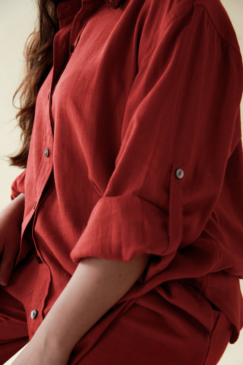 The Lan Na Oversized Button-up Shirt-zoom-