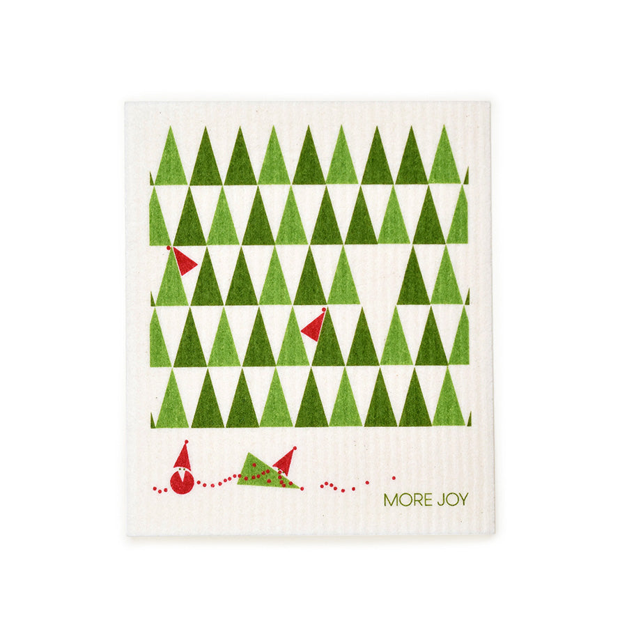 Stolen Christmas Tree Swedish Dishcloth | Elf on the Shelf