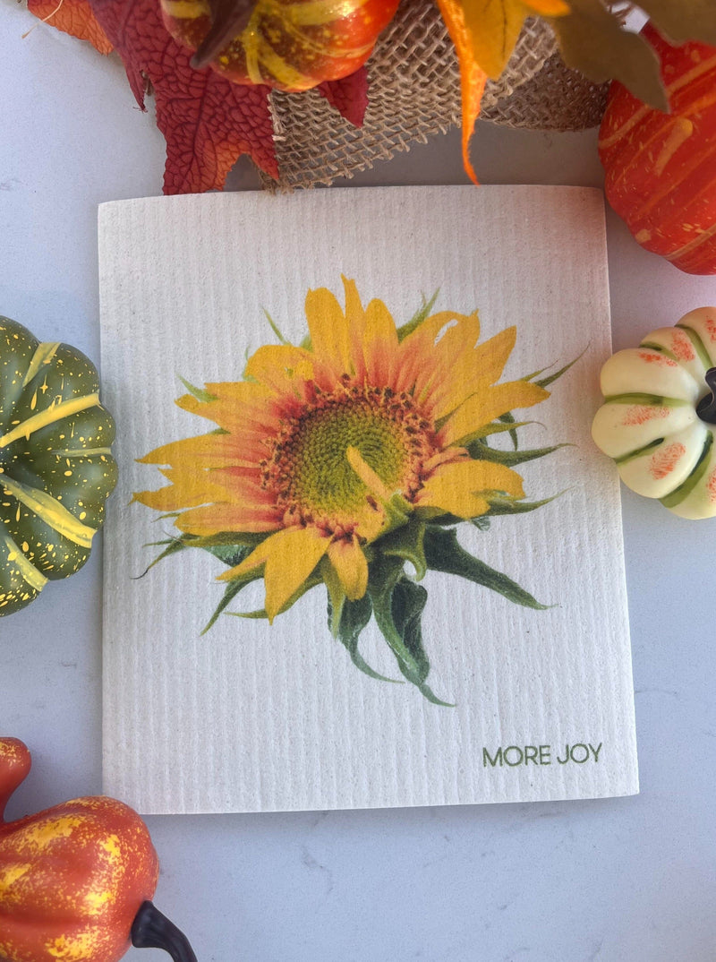 Sunflower Swedish Dishcloth-zoom-