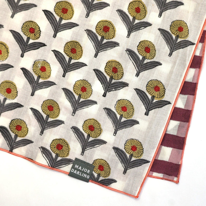Reversible Dog Bandana | Sunflower Picnic-zoom-
