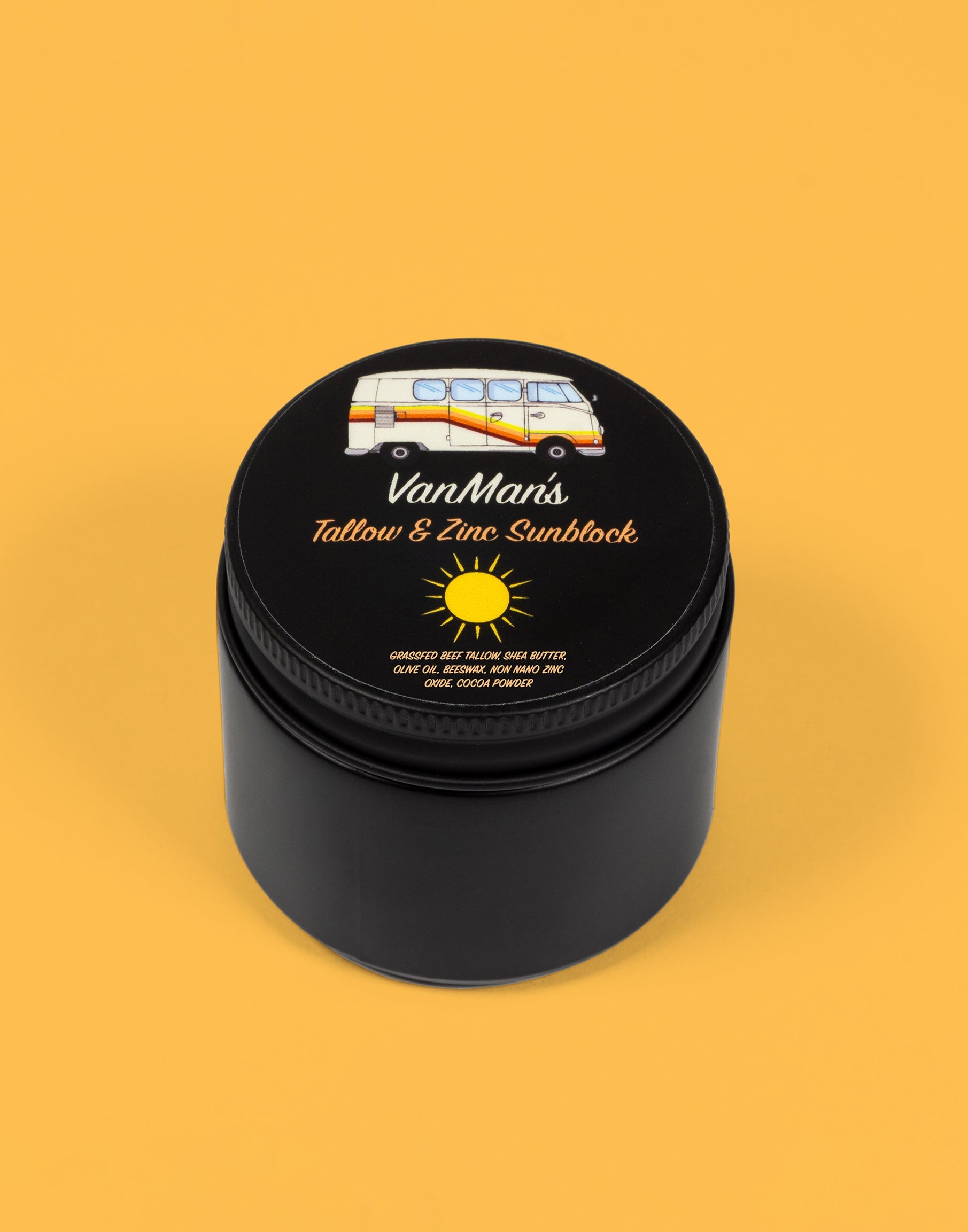 VanMan’s Tallow & Zinc SunBlock – 2 oz