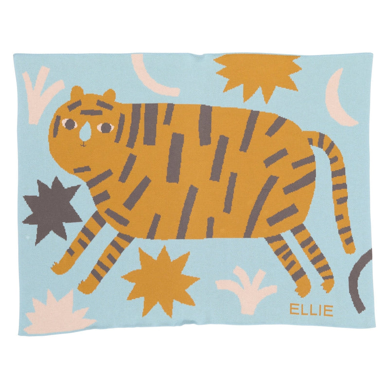 Surprised Tiger Baby Blanket-zoom-