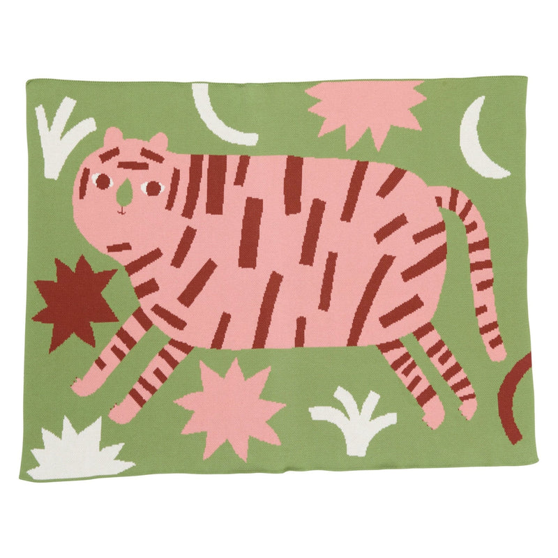 Surprised Tiger Baby Blanket-zoom-
