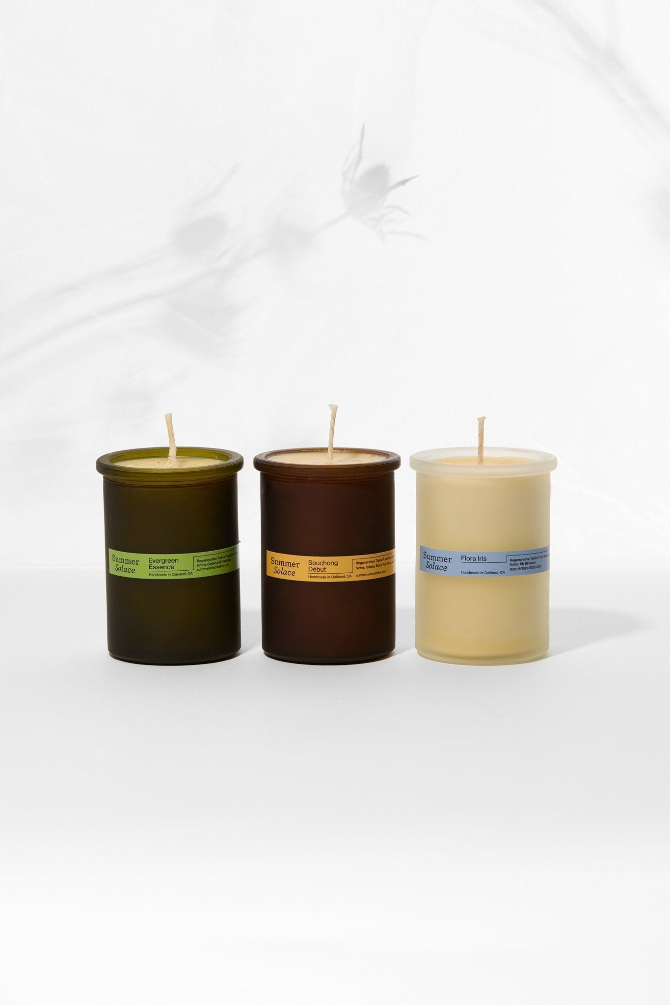 Perfumed Tallow Candle Trio-2