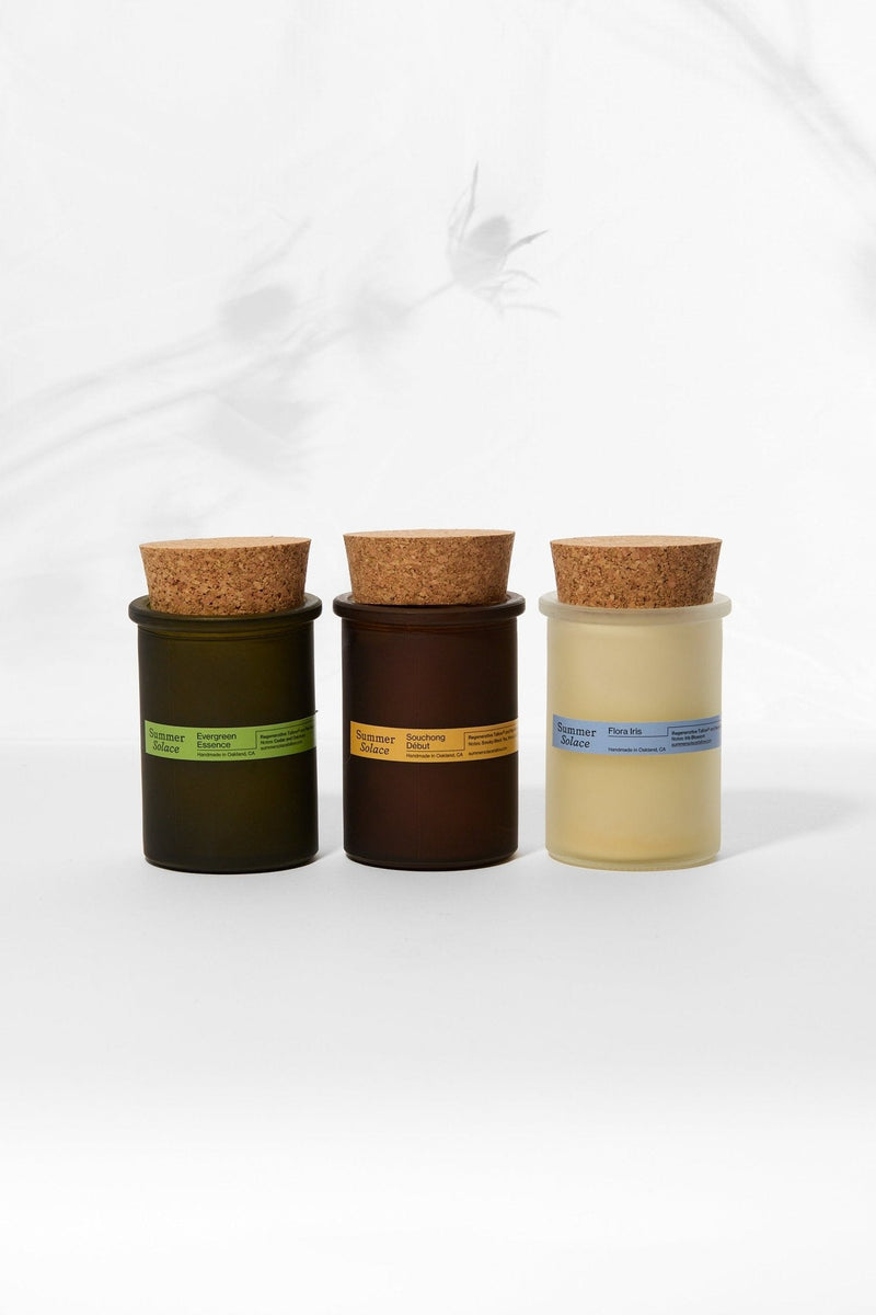 Perfumed Tallow Candle Trio-zoom-