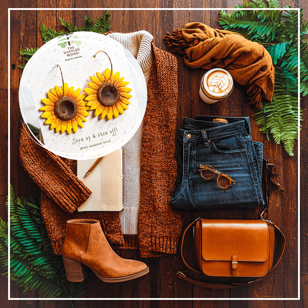 Clara — Made to Order Custom Sunflower Earrings-zoom-3