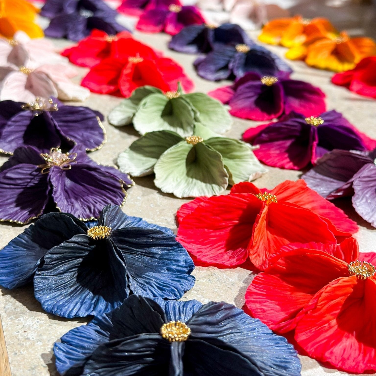 Sabine | Extra Large Flower Statement Earrings-zoom-25