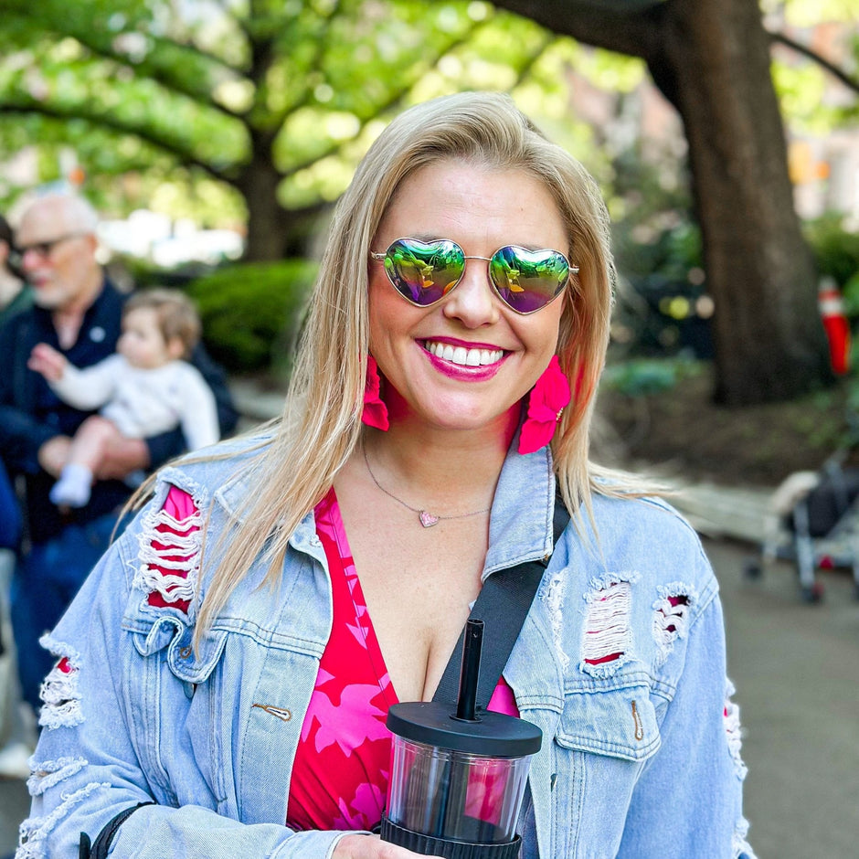 Sabine | Extra Large Flower Statement Earrings