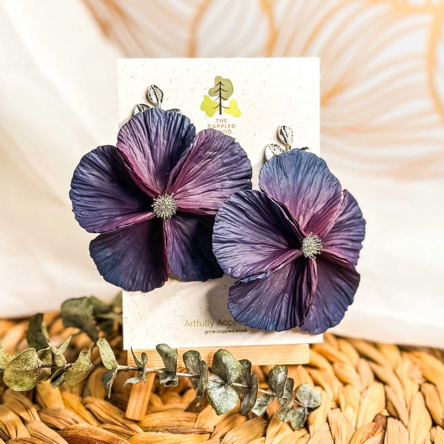Sabine | Extra Large Flower Statement Earrings-24