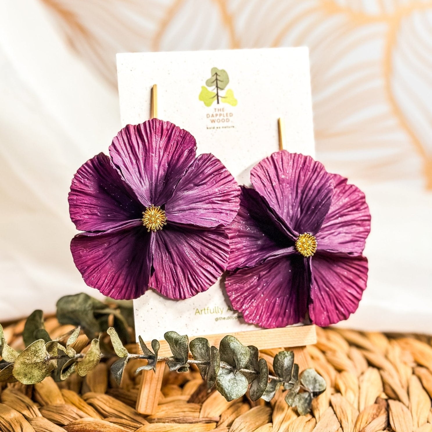 Sabine | Extra Large Flower Statement Earrings-27