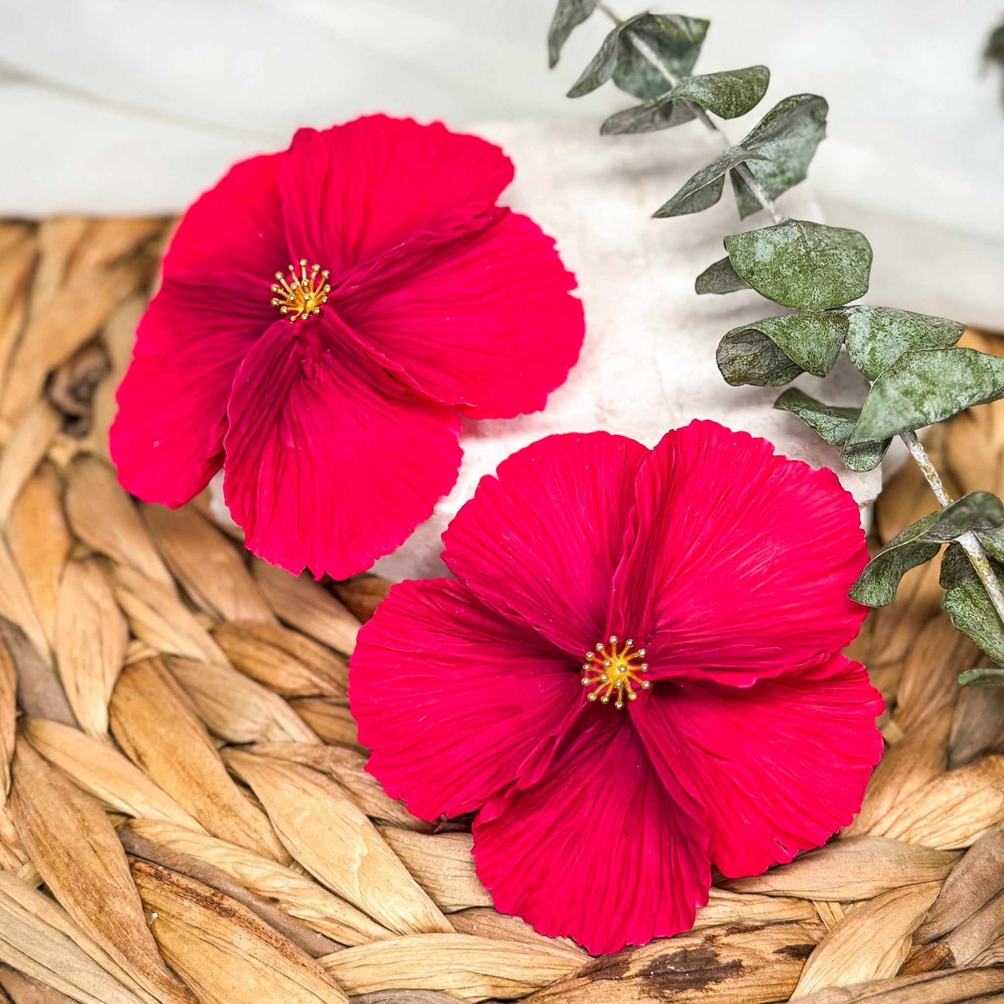 Sabine | Extra Large Flower Statement Earrings-zoom-9