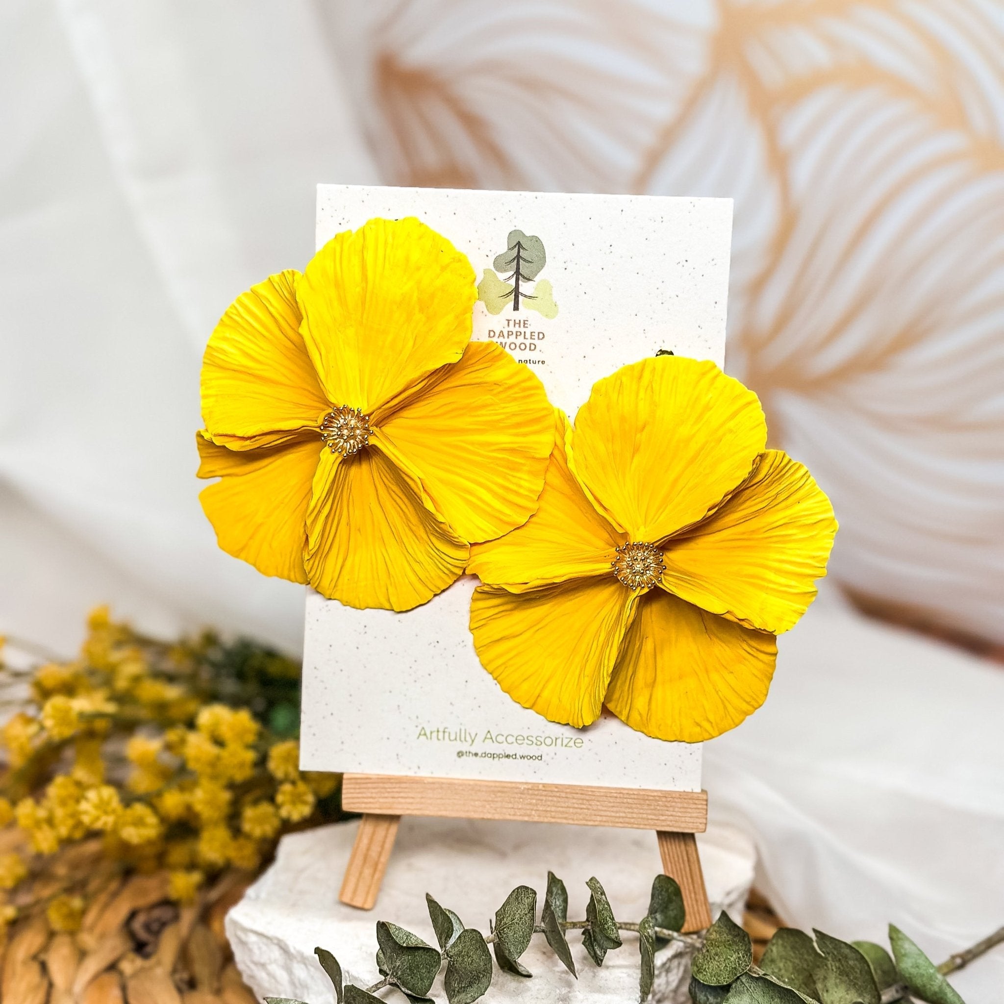 Sabine | Extra Large Flower Statement Earrings-zoom-18