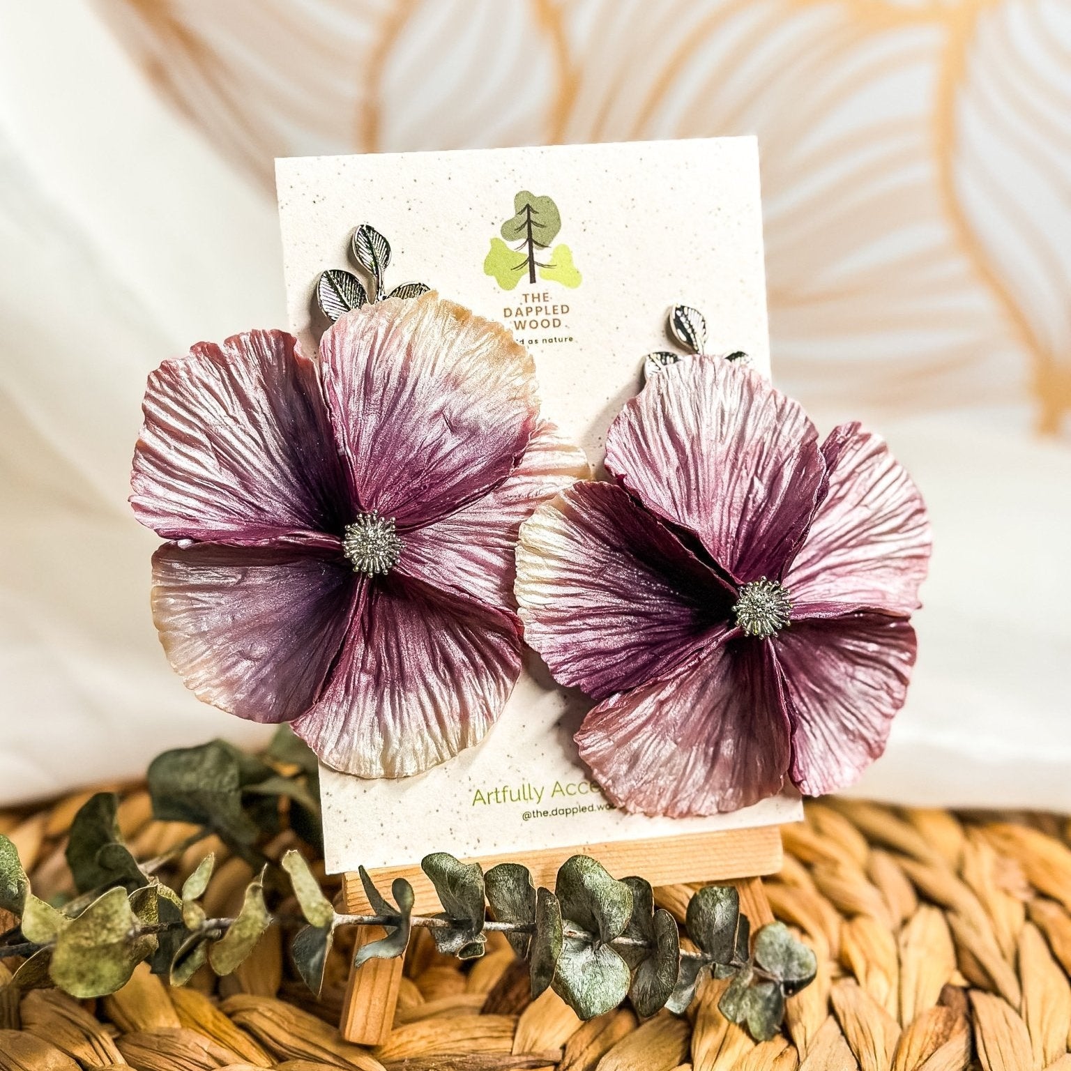 Sabine | Extra Large Flower Statement Earrings-23