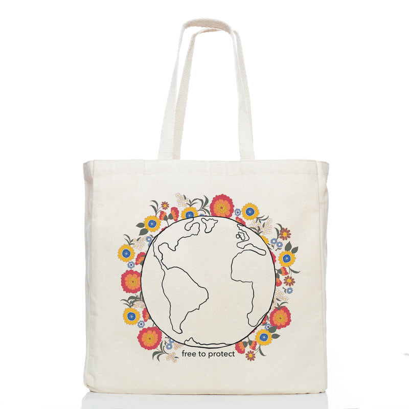 Free to Protect Tote Bag-zoom-