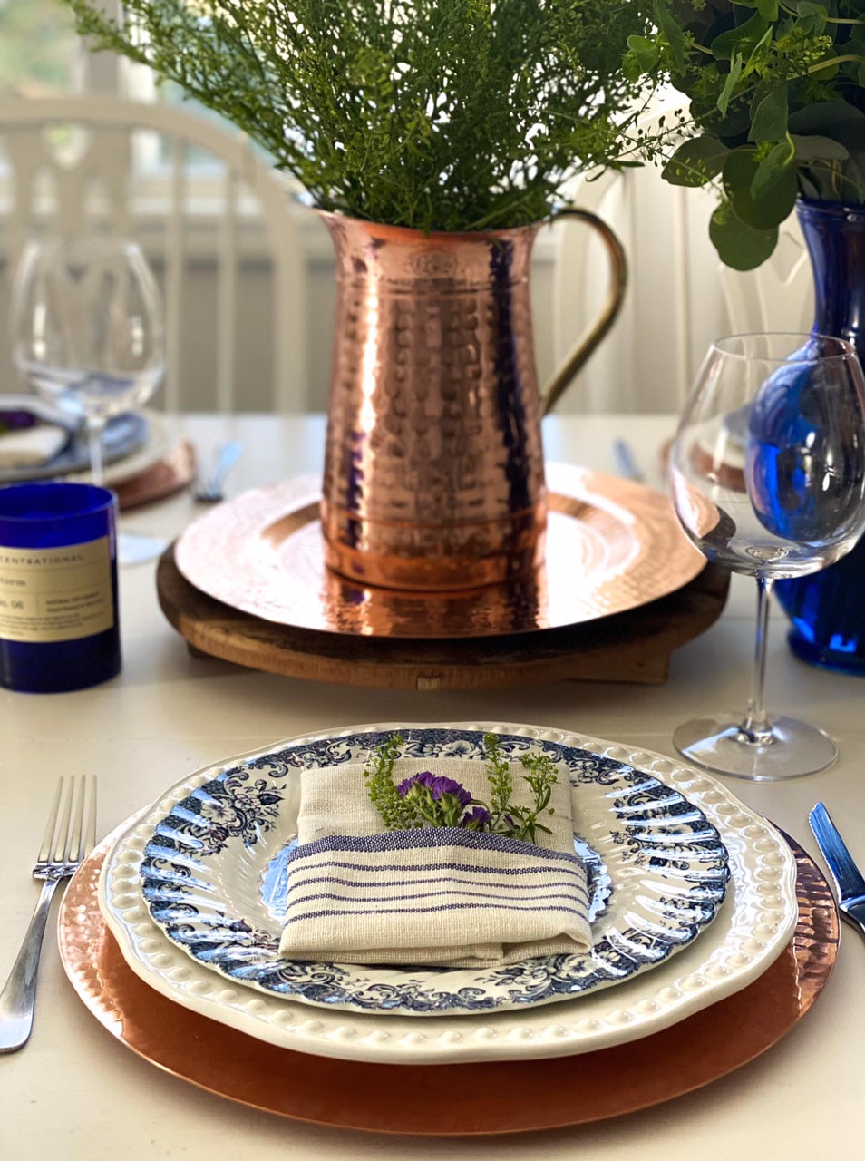 Thessaly 12 Copper Charger Plate-zoom-4