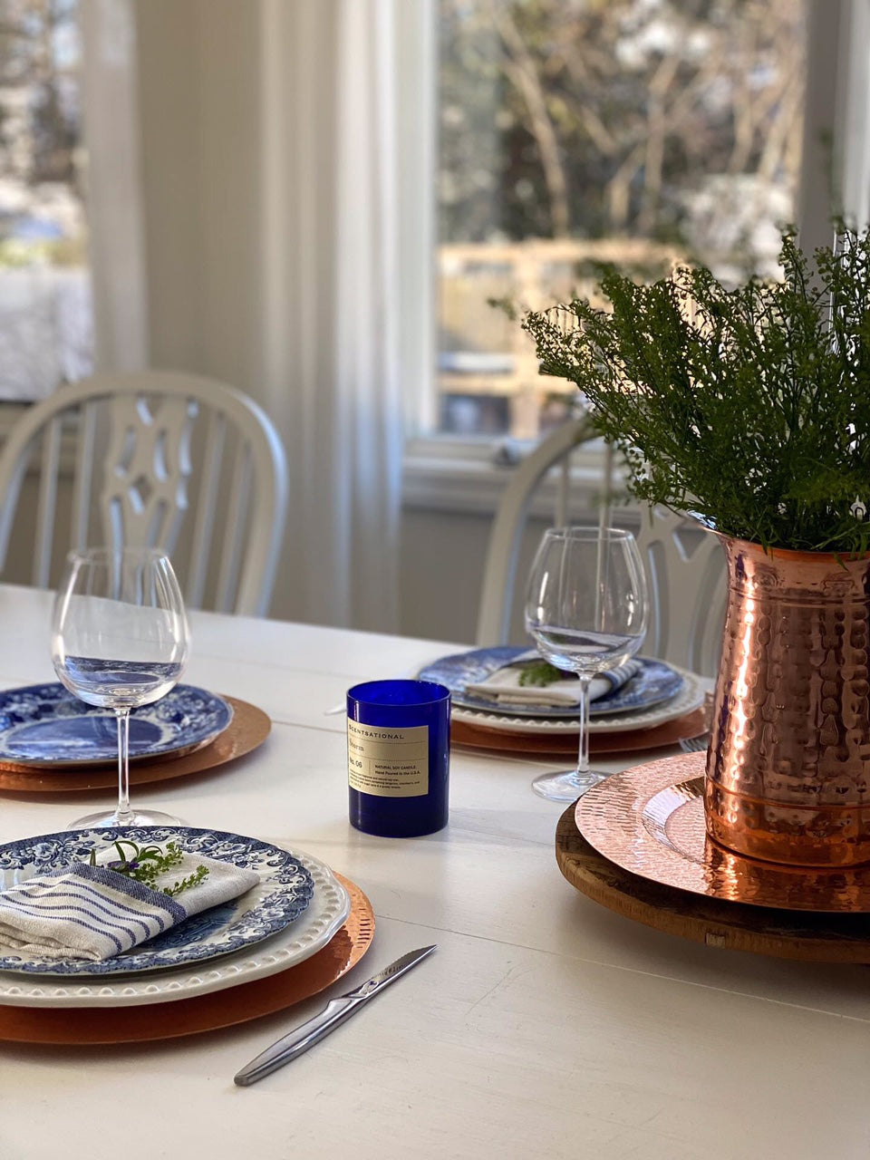 Thessaly 12 Copper Charger Plate-zoom-3