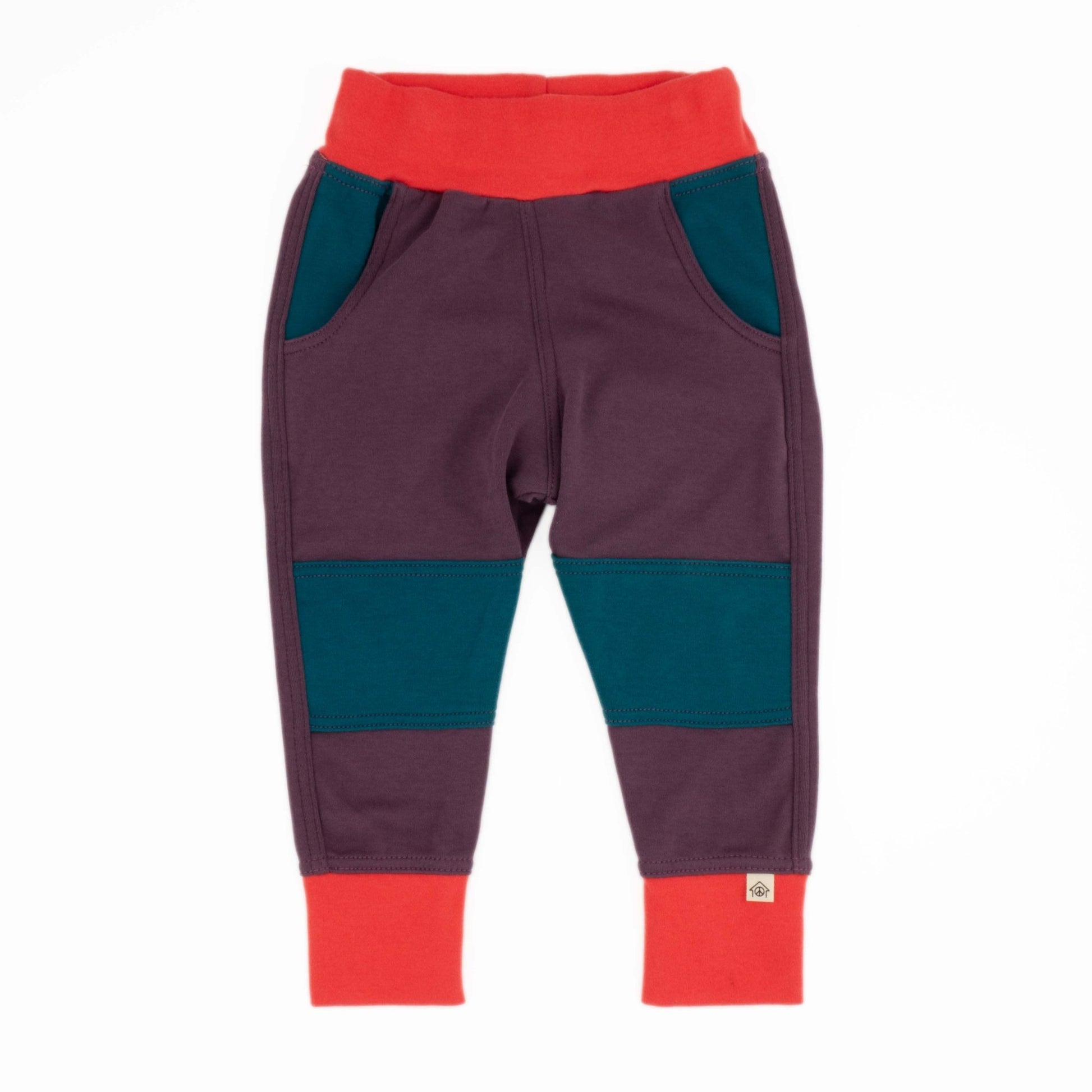 Toddler Colorblock Joggers | Soft Organic Cotton Joggers for Toddlers - Aware House