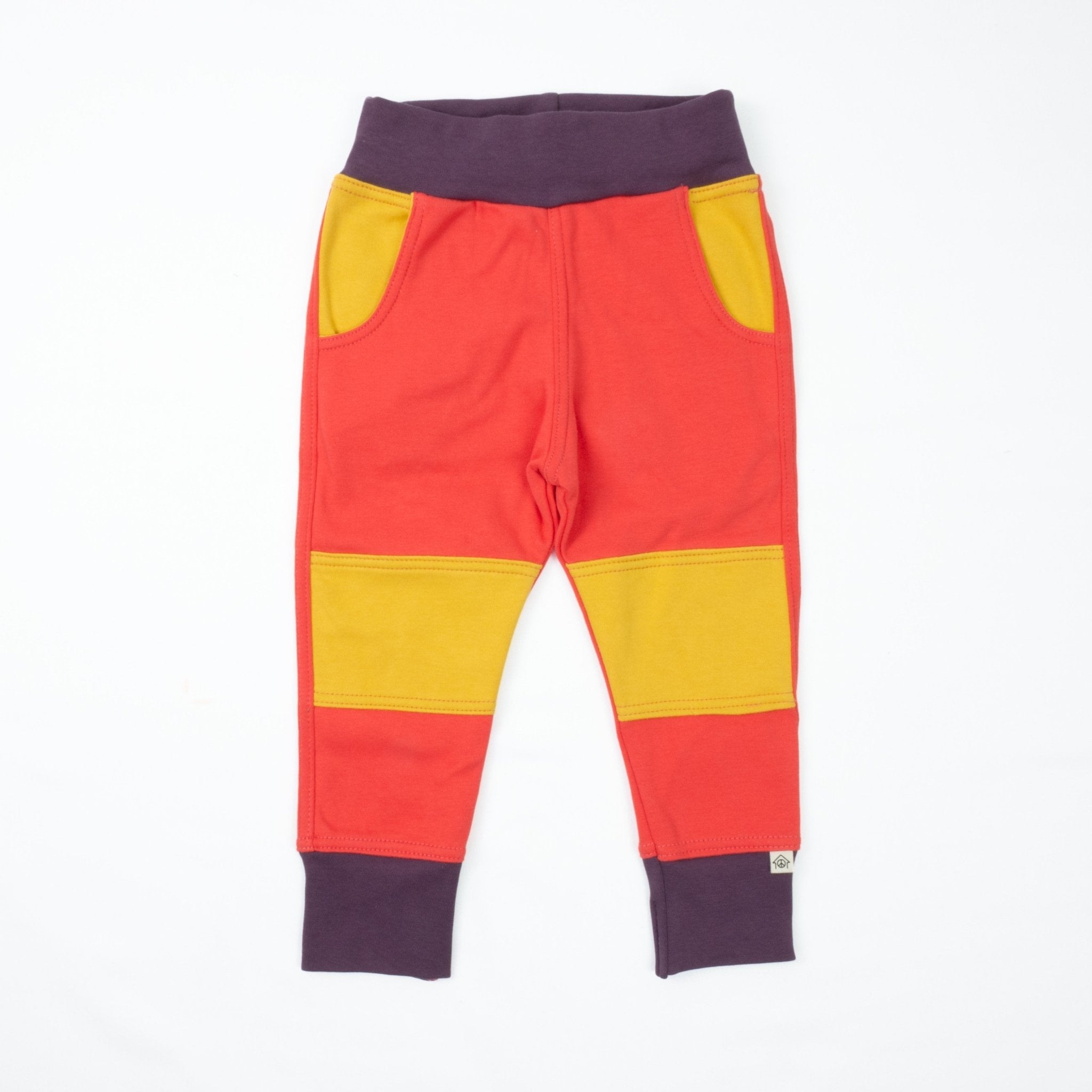 Toddler Colorblock Joggers | Soft Organic Cotton Joggers for Toddlers - Aware House