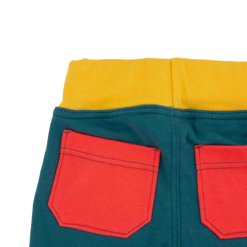Toddler Colorblock Joggers | Soft Organic Cotton Joggers for Toddlers-zoom-