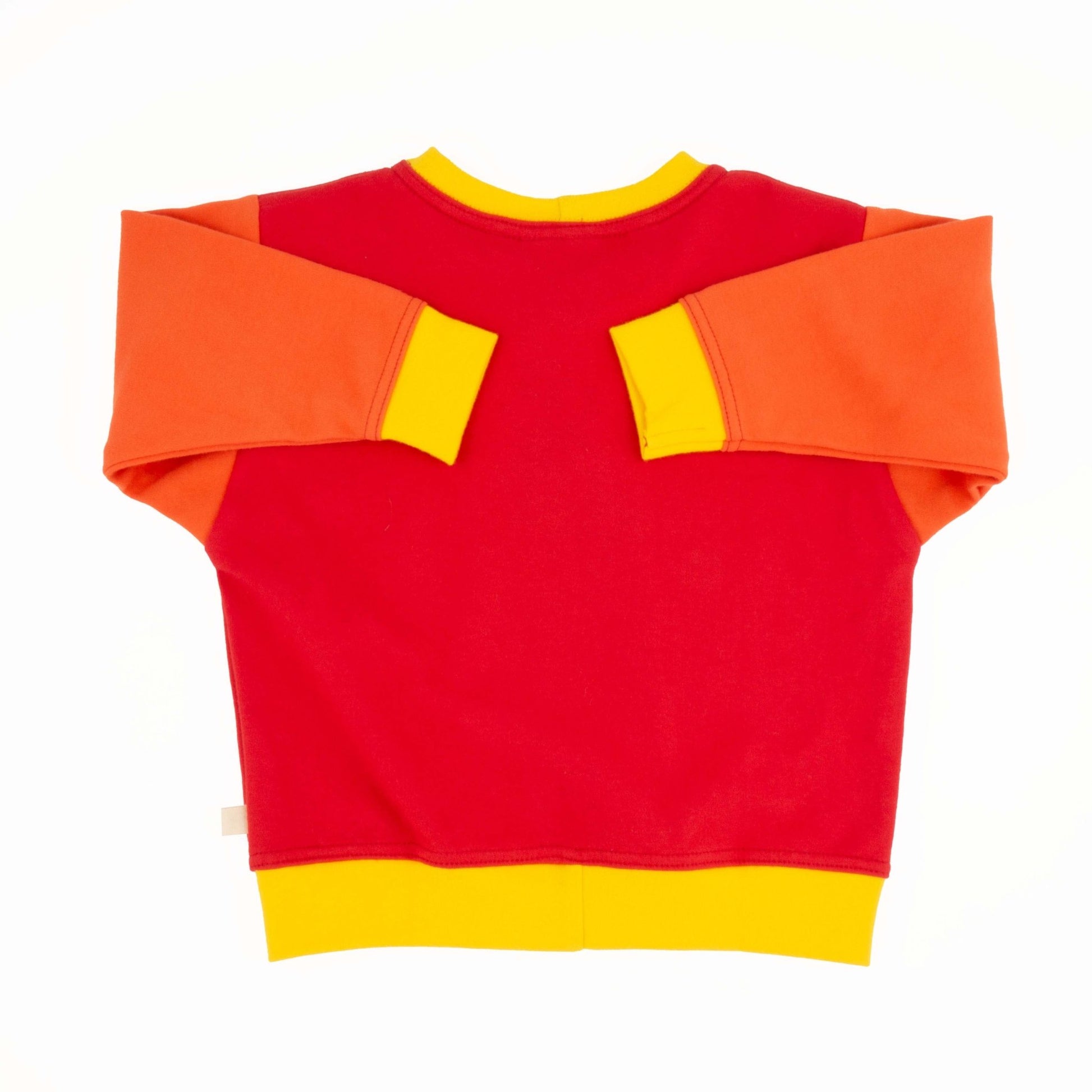 Toddler Colorblock Sweatshirt | Soft Organic Cotton Sweatshirt with Bold Colorblocking - Aware House