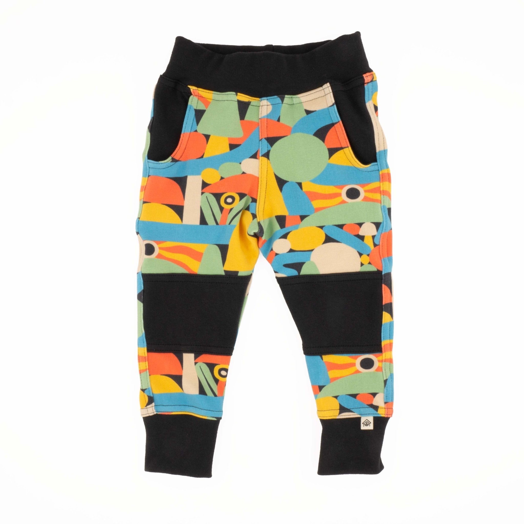 Toddler Print Joggers | Organic Cotton Everyday Joggers - Aware House