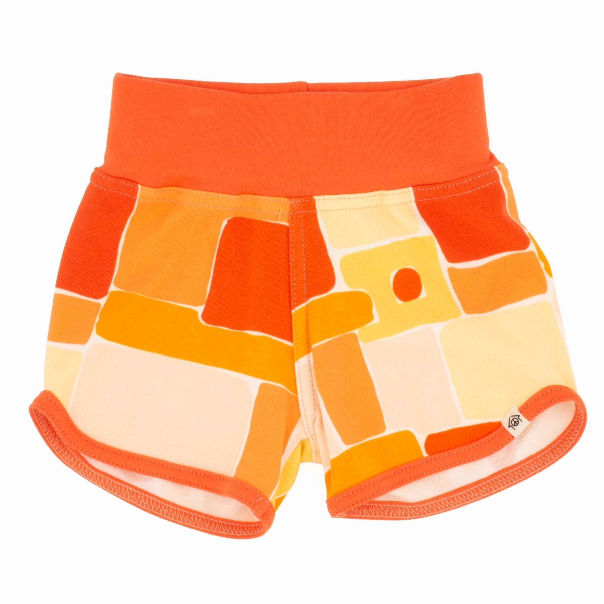 Baby Print Shorts | Organic Cotton Baby Joggers with Artist Prints - Aware House