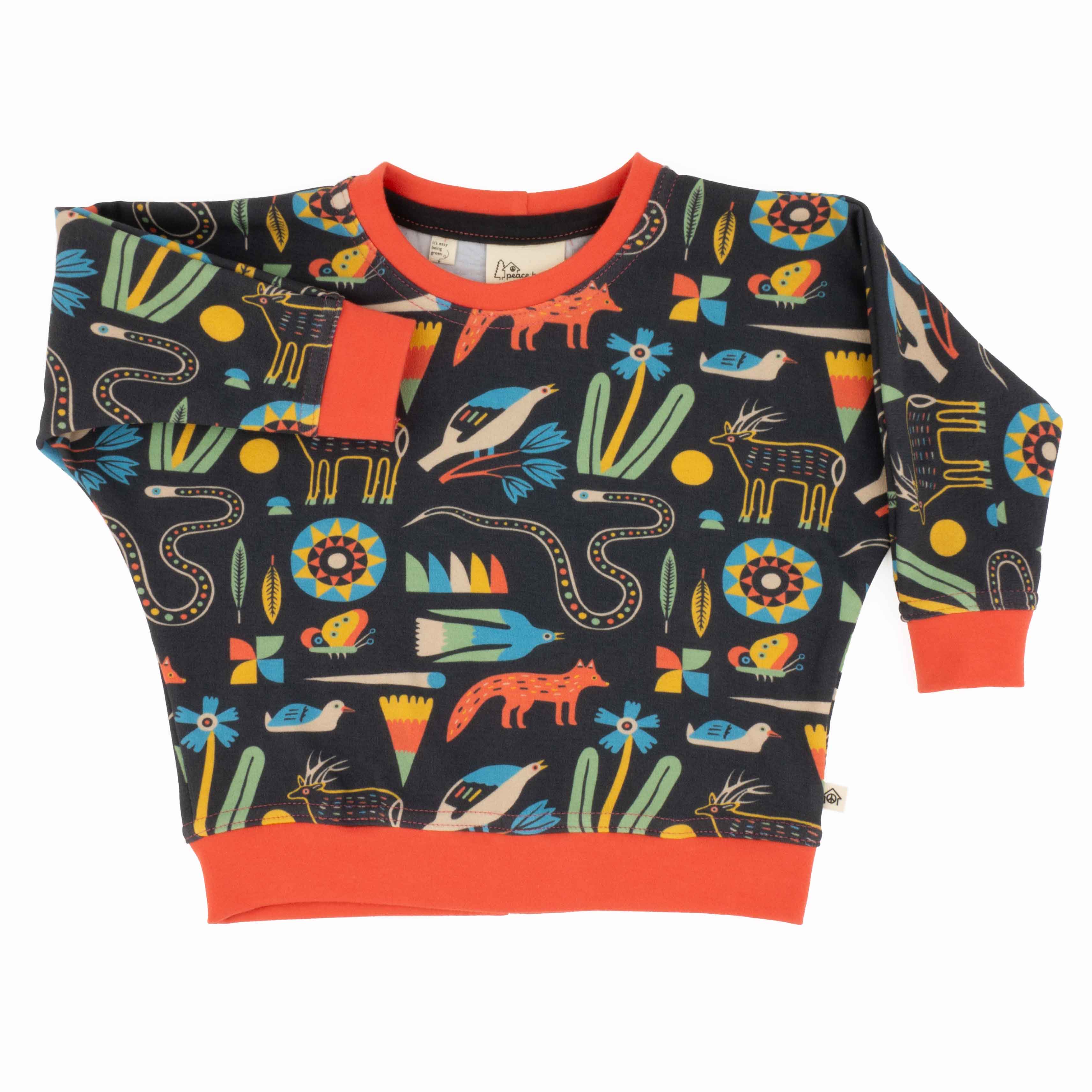 Toddler Print Sweatshirt | Soft Organic Cotton Sweatshirt with Artist Prints - Aware House