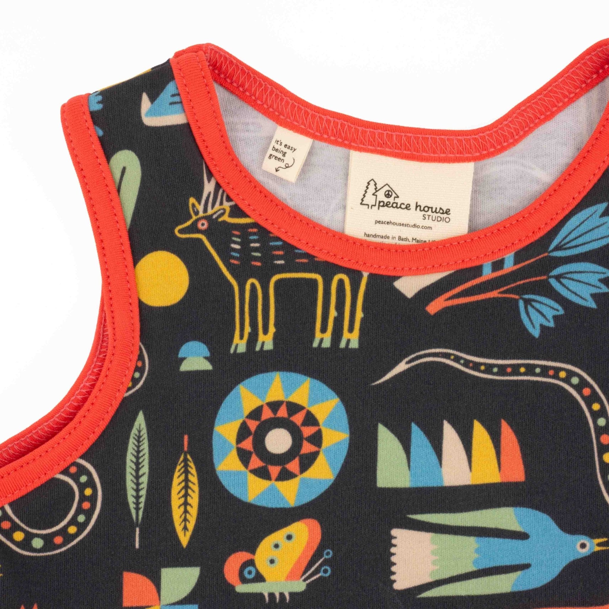 Toddler Print Tank | Soft Organic Cotton Tank with Artist Prints - Aware House