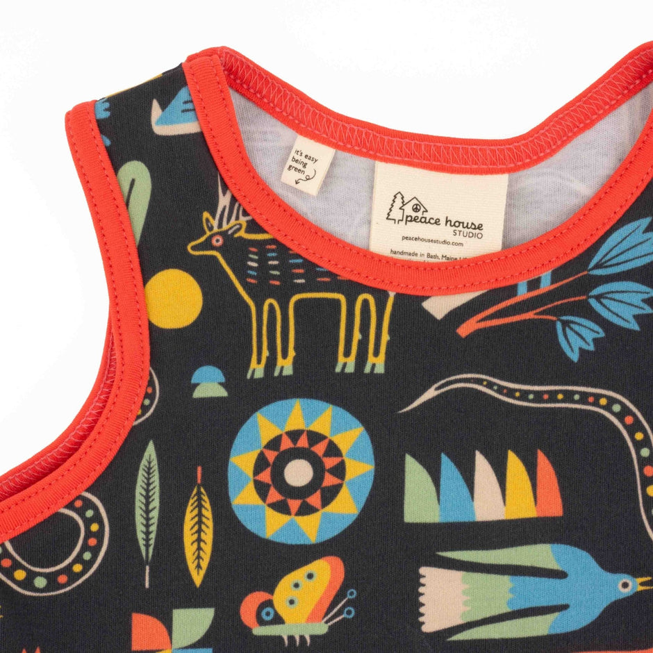 Toddler Print Tank | Soft Organic Cotton Tank with Artist Prints - Aware House