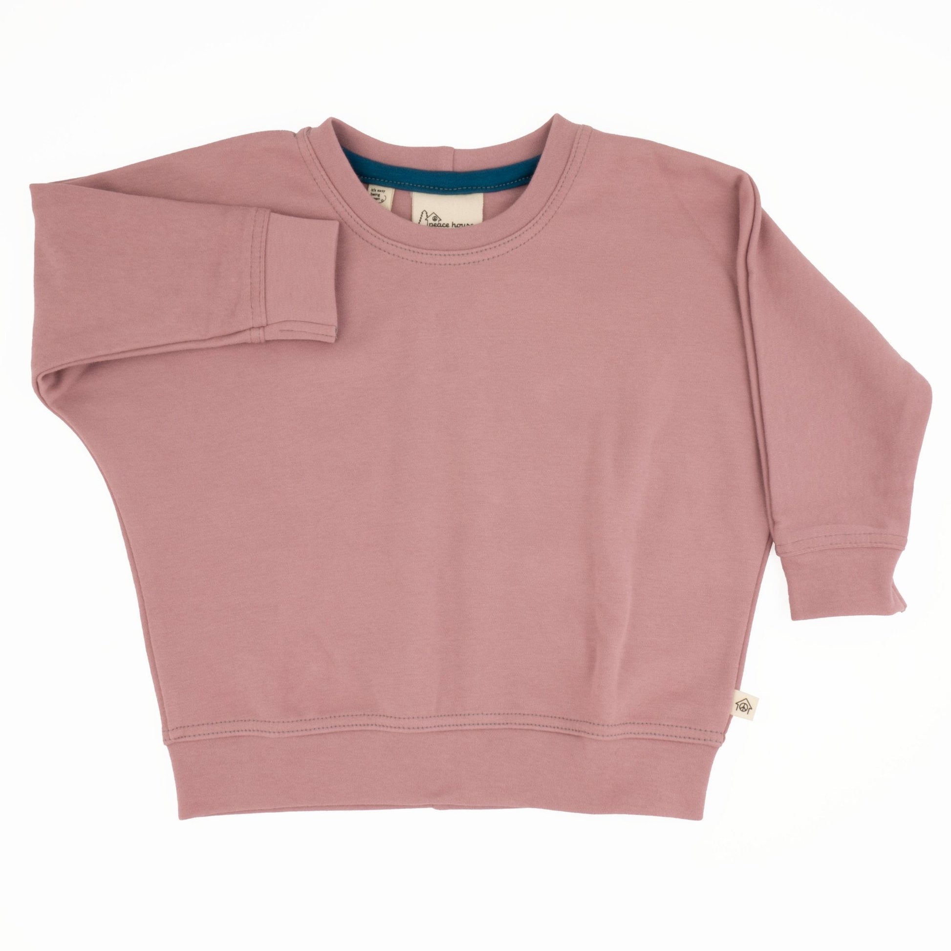 Toddler Simple Sweatshirt | Soft Organic Cotton Everyday Sweatshirt - Aware House