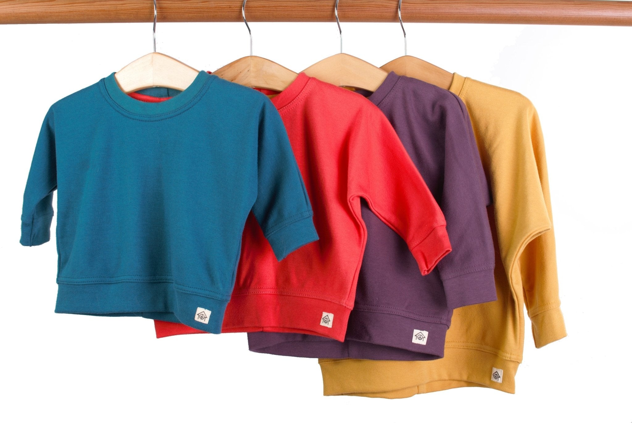 Toddler Simple Sweatshirt | Soft Organic Cotton Everyday Sweatshirt - Aware House